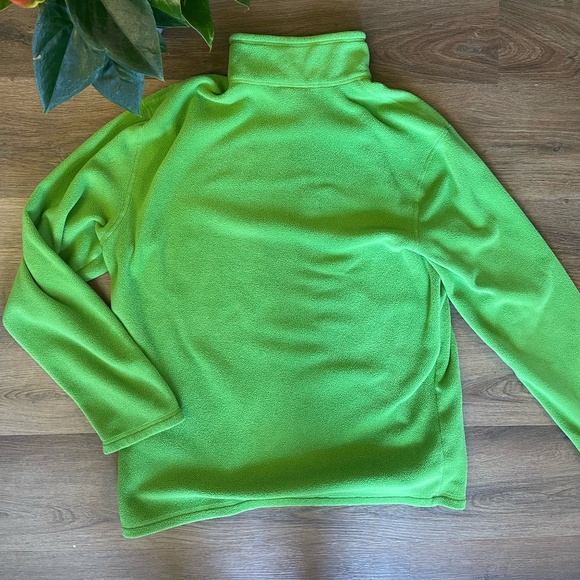 The North Face Green Polartec Quarter Zip - Picture 2 of 5